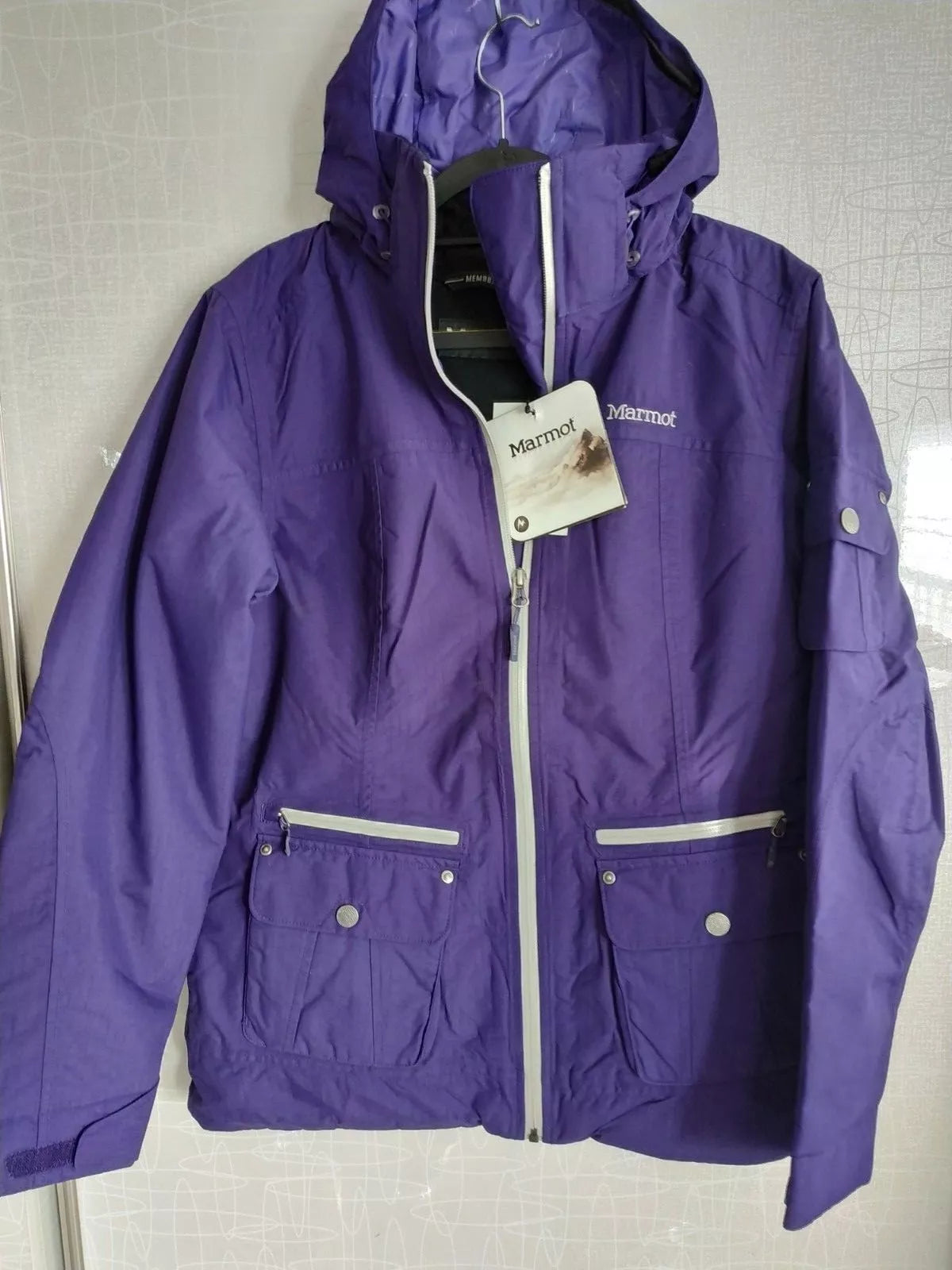 Purple marmot jacket shop