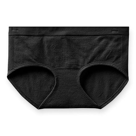 Smartwool Women's Seamless Bikini Boxed Slim Fit Underwear Black