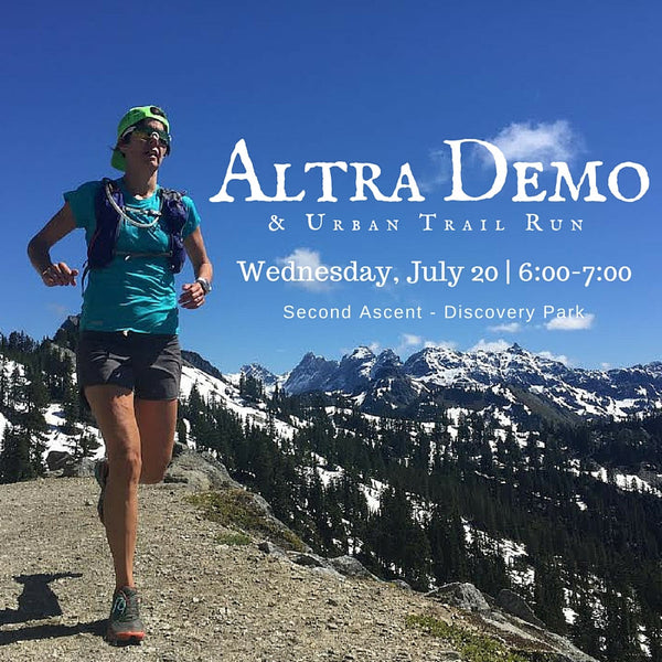 Altra Demo Day & Urban Trail Run with Cascade Endurance