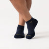 Wide Open Solid Cushioned No Show Socks Men's