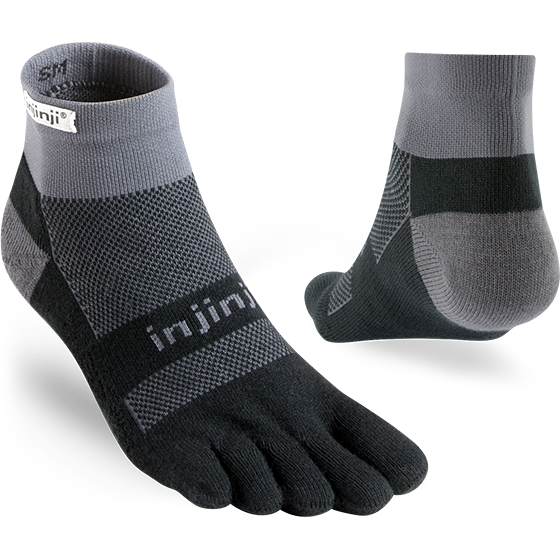 Injinji Run Midweight Mini-Crew Socks