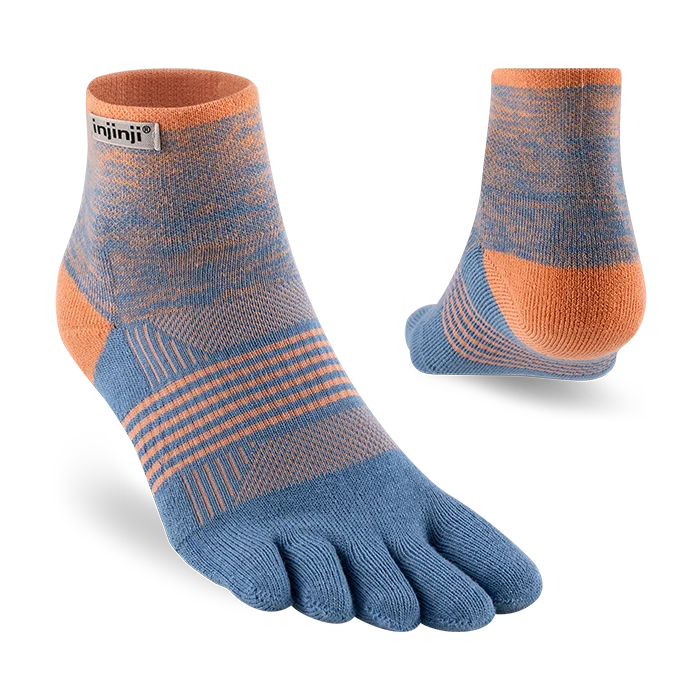 Injinji Women's Trail Midweight Mini-Crew Socks