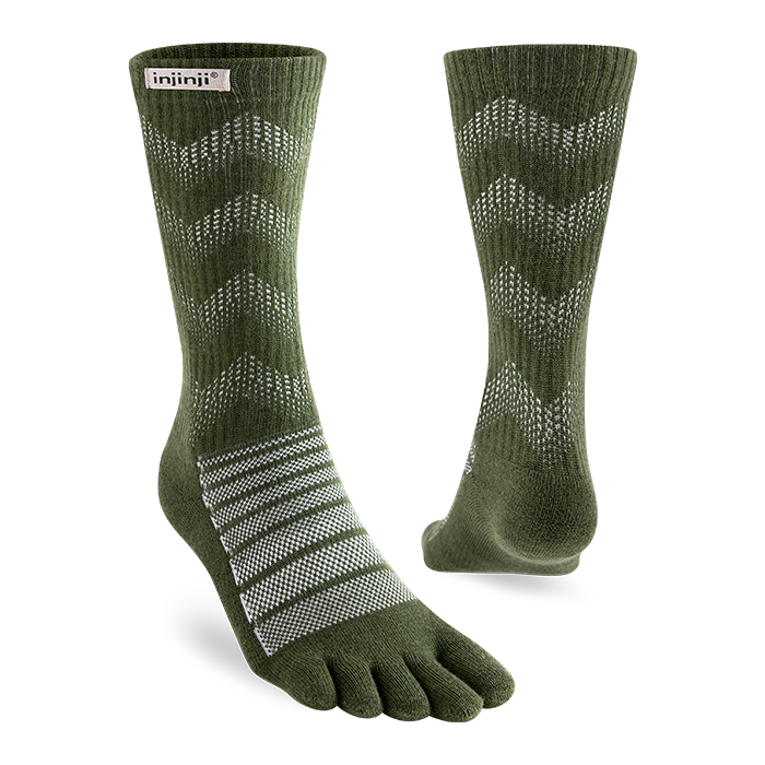 Injinji Outdoor Midweight Crew Wool
