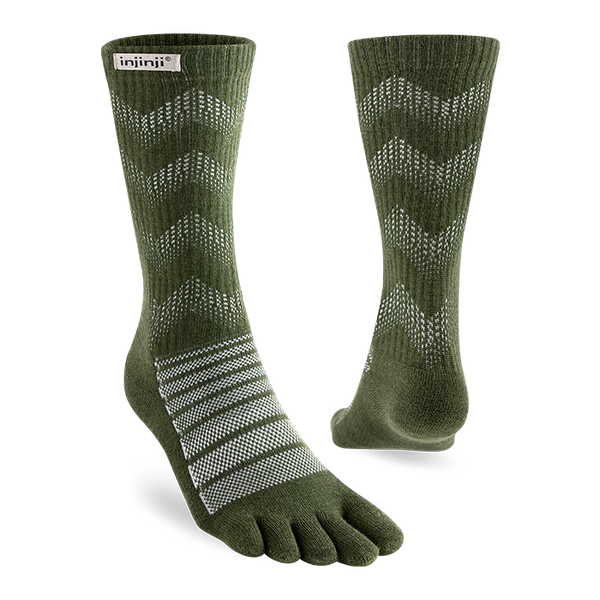 Injinji Outdoor Midweight Crew Wool
