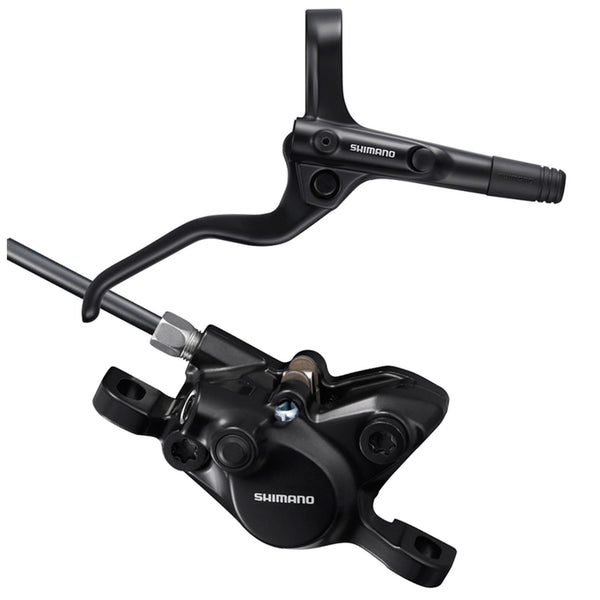 Shimano BR-MT200 Disc Brake and BL-MT201 Lever - Front, Hydraulic, 2-Piston, Post Mount, Black