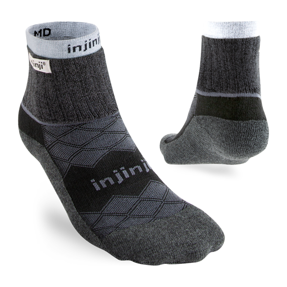 Injinji Men's Liner + Runner Mini-Crew Socks