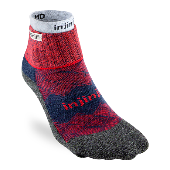 Injinji Men's Liner + Runner Mini-Crew Socks