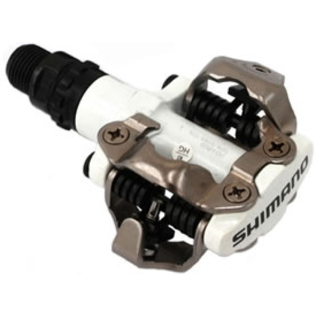 Shimano PD M520 Spd Pedal With Cleat - White