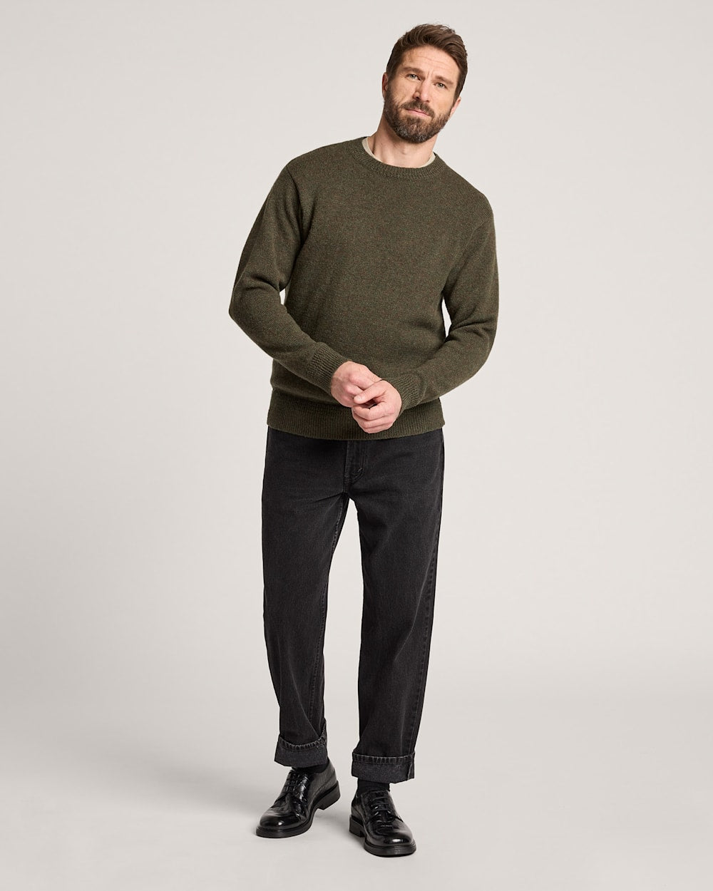 Pendleton Wool Crew Shetland Collection Sweater Men's