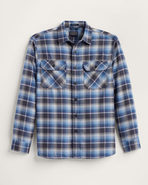 Pendleton Men's Plaid Burnside Doublebrushed Flannel Shirt