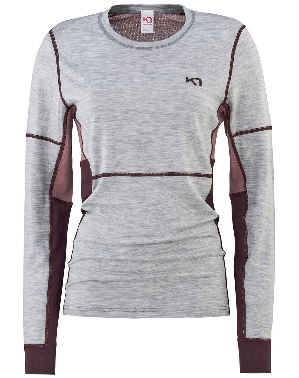 Kari Traa Lam Long Sleeve Baselayer-100% Merino Wool