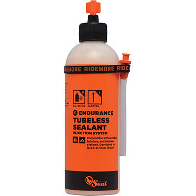 Orange Seal Endurance Tubeless Tire Sealant with Twist Lock Applicator - 8oz