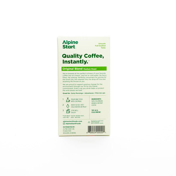 Alpine Start Original Blend Instant Coffee Pack