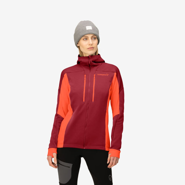 Norrona Trollveggen Powerstretch Pro Zip Hood Women's – Norrona