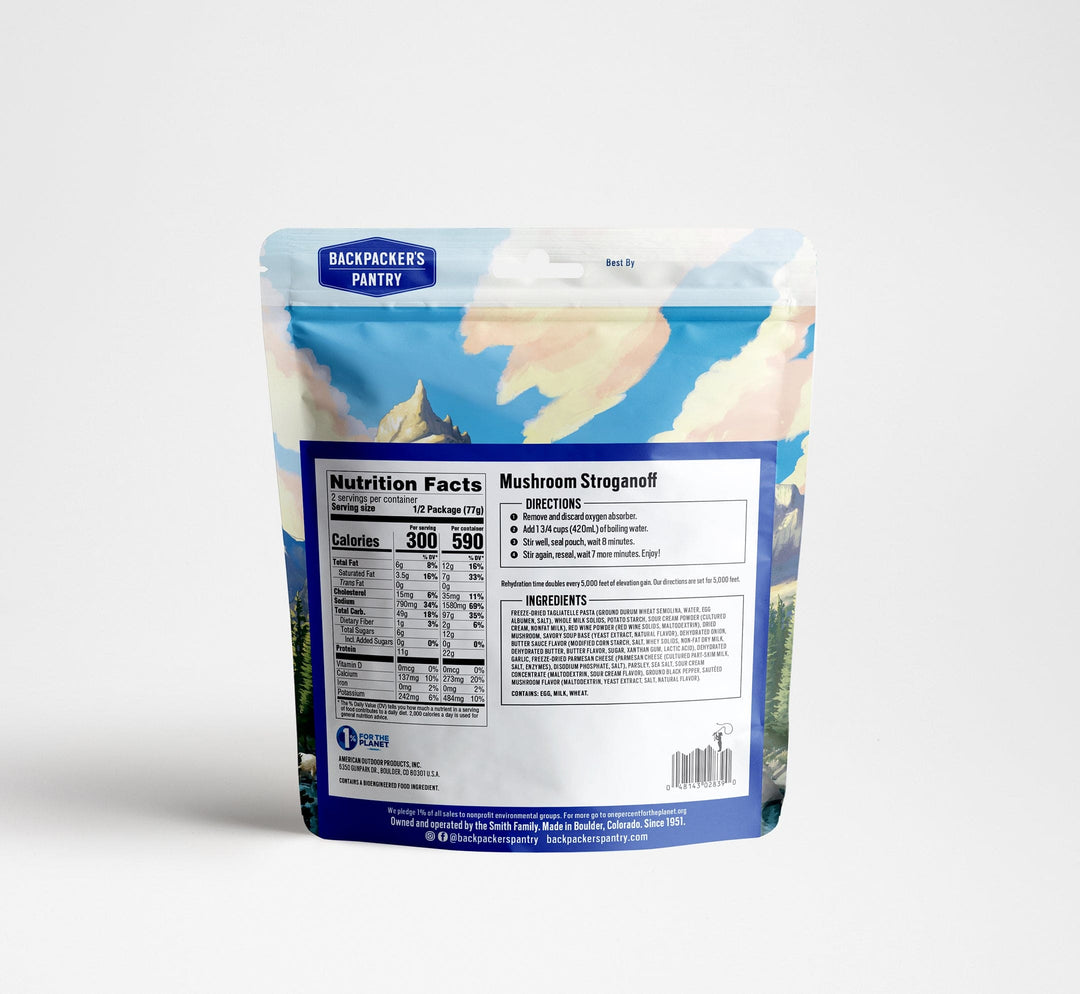 Backpacker's Pantry Mushroom Stroganoff