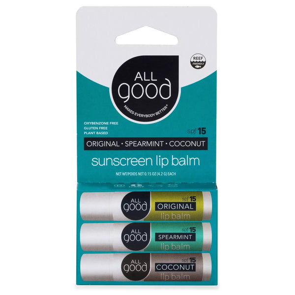 All Good Lip Balm - SPF 15 3 Packs