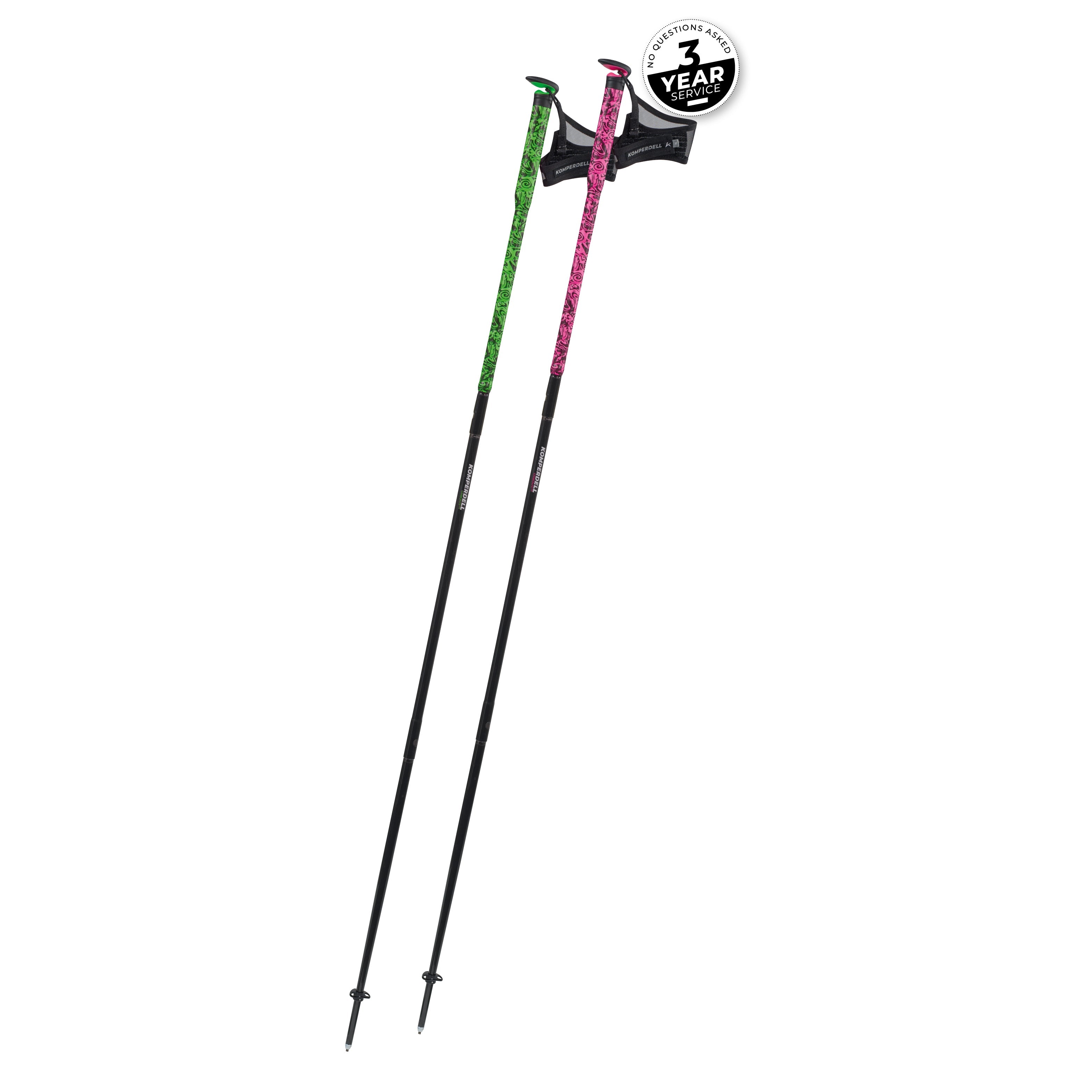 Komperdell Carbon FXP Ultra Pink/Green