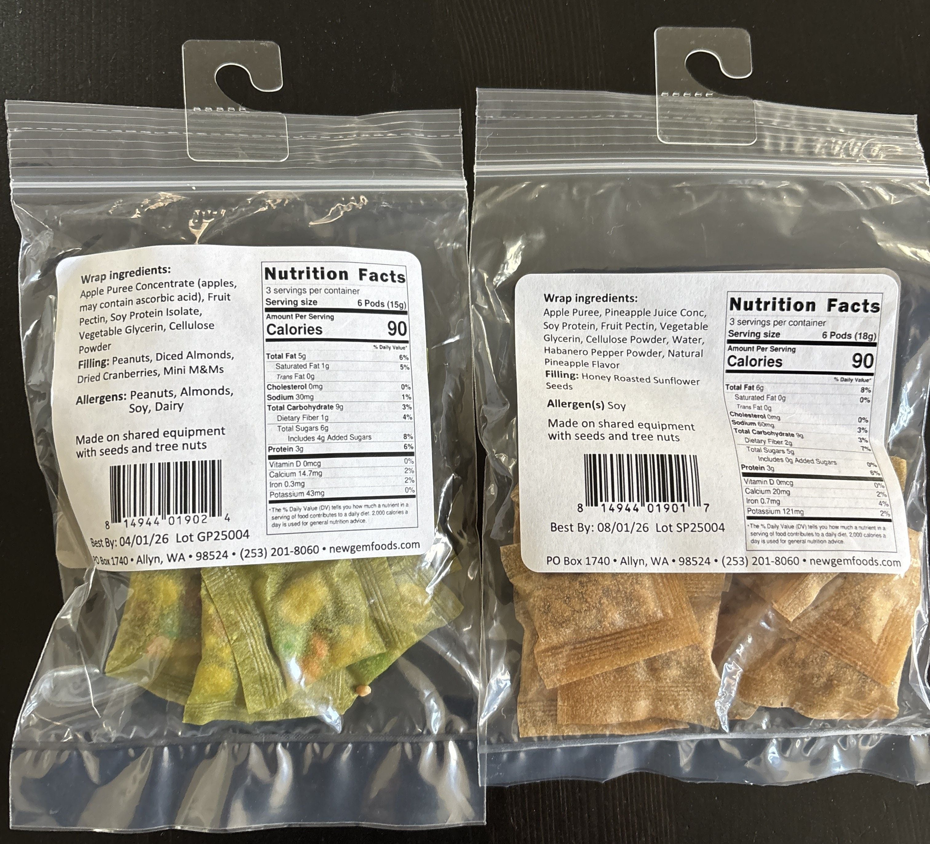 NewGem Snack Pods Green Apple