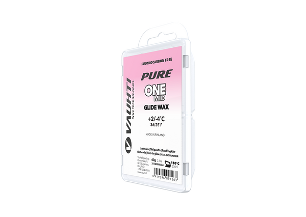 Vauhti Pure One Mid Ski Glide Wax 60G Past Season