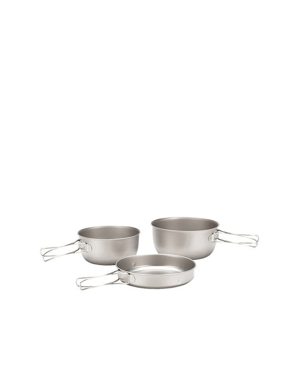 Snow Peak Titanium 3 piece Cookset