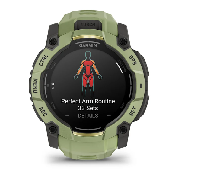 Garmin Instinct 3 – 50 mm, AMOLED Fern Green with Fern Green Band