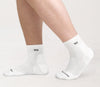 Wide Open Solid Midweight Quarter Socks Men's