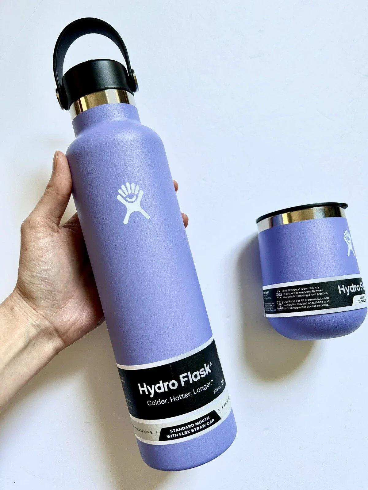 Hydro Flask 24oz Standred flex  Strew Cap