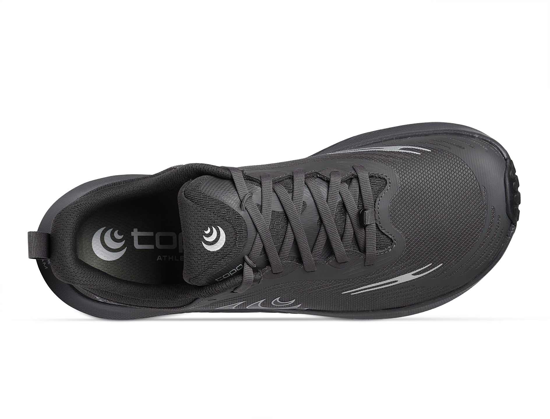 Topo Ultraventure 5 GTX Men's Charcoal / Black top view