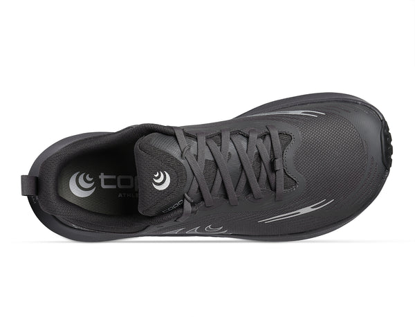 Topo Ultraventure 5 GTX Men's Charcoal / Black top view