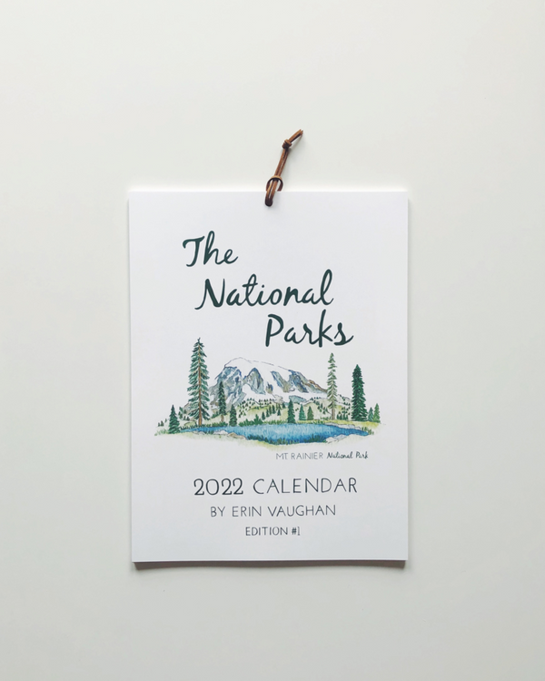 Erin Vaughan 2022 National Park Calendar Ed #1