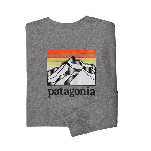 Patagonia Men's L/S Line Logo Ridge Responsibili-Tee - Ascent Outdoors LLC
