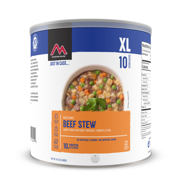 Mountain House Beef Stew Can - Ascent Outdoors LLC