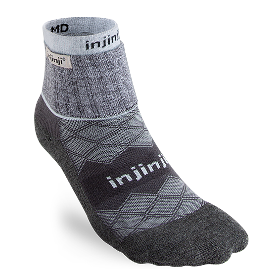 Injinji Women's Liner + Runner Mini-Crew Socks
