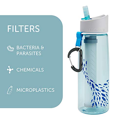 Lifestraw Go Water Filter Bottle, Green / 22 oz