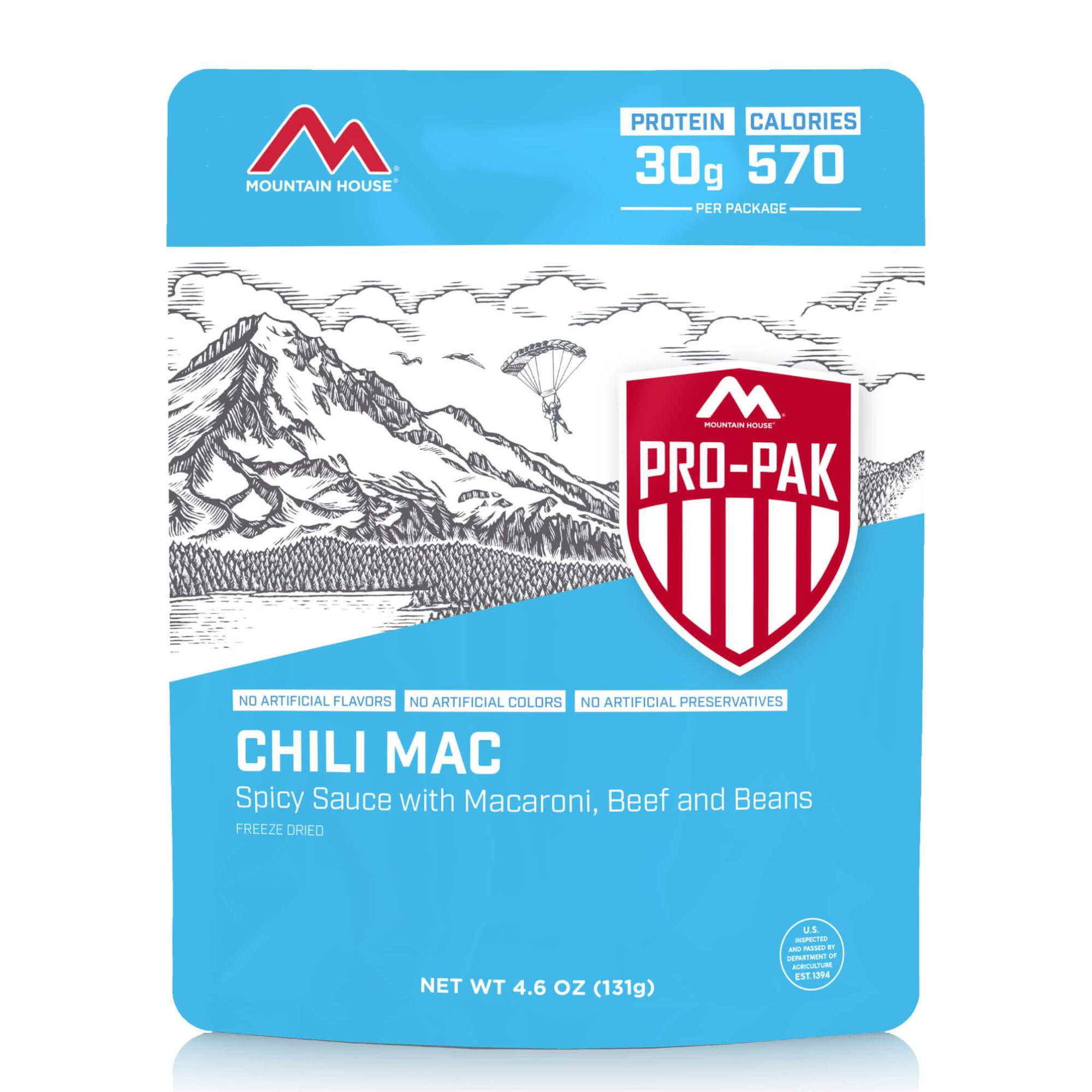 Mountain House Chili Mac With Beef - Pro-Pak - Ascent Outdoors LLC
