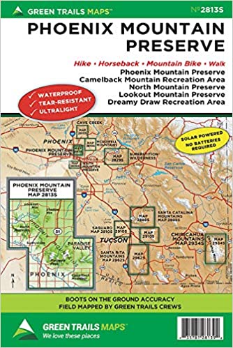 Green Trails Phoenix Mountain Preserve Az No 2813S - Ascent Outdoors LLC