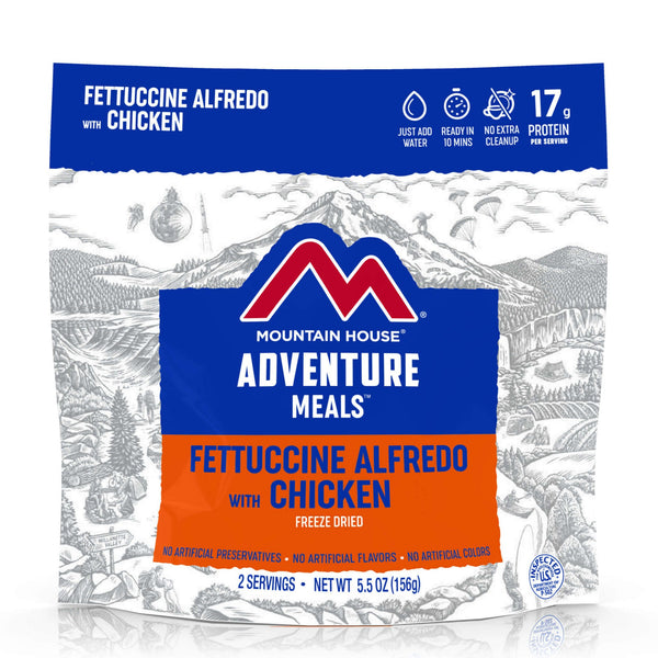 Mountain House Fettuccine Alfredo with Chicken-Pouch