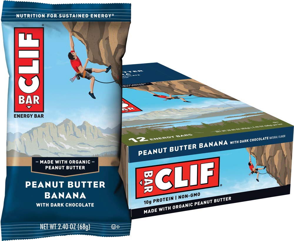 Clif Bar Peanut Butter Banana Dark Chocolate - Ascent Outdoors LLC