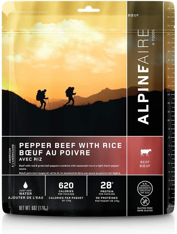 Alpineaire Pepper Beef With Rice - Ascent Outdoors LLC