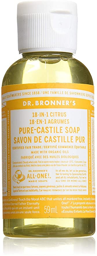 Dr Bronner's Citrus Liquid Soap - Ascent Outdoors LLC