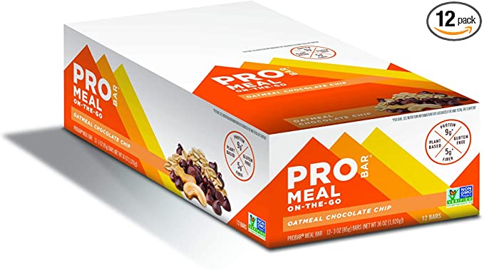 Meal Oatmeal Choco Chip Bar - Ascent Outdoors LLC