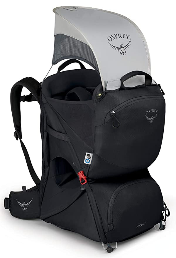Hiking Child Carrier Backpack with Sun Shade Osprey Poco Plus Blue Hiking Child Carrier Backpack with Sun Shade Osprey Poco Plus Blue