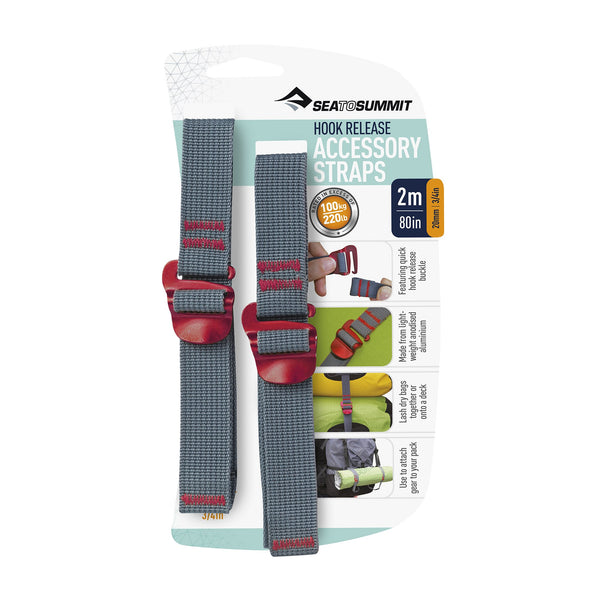 Sea To Summit Accessory Straps With Hook - Ascent Outdoors LLC