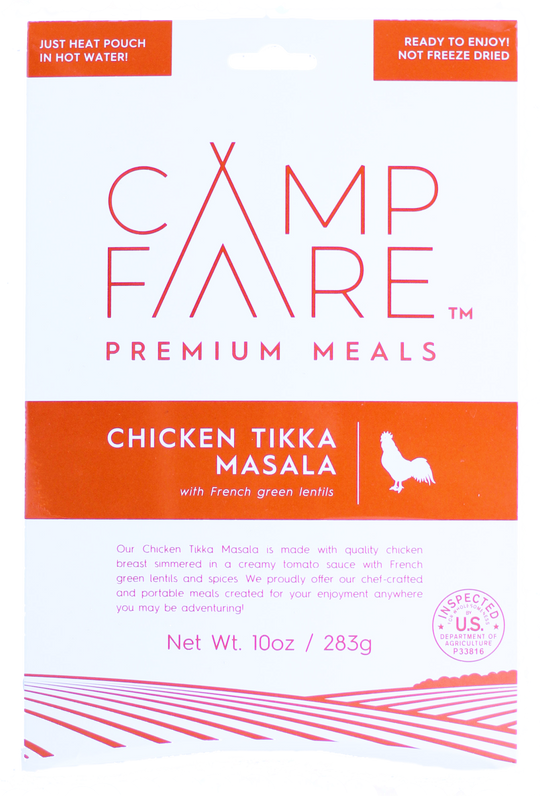 Campfare Chicken Tikka Masala with French Green Lentils