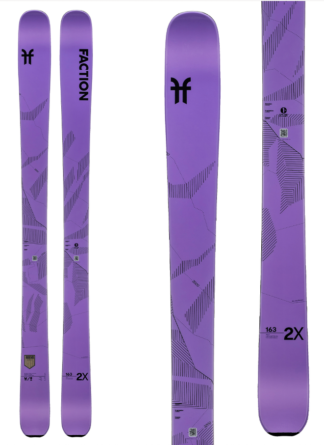 FACTION Agent スキー板 紫 164cm Faction Agent 2x Rental – Ascent Rental | Ascent Outdoors