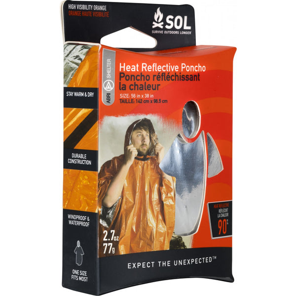 Sol Heat Reflective Poncho - Ascent Outdoors LLC