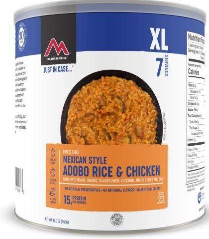 Mountain House Mexican Adobo Rice & Chicken - Ascent Outdoors LLC