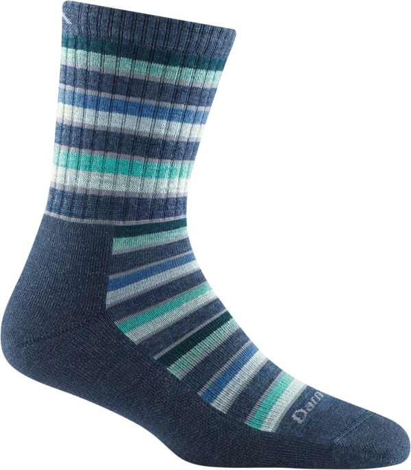 Decade Stripe Micro Crew Midweight With Cushion Socks - Ascent Outdoors LLC