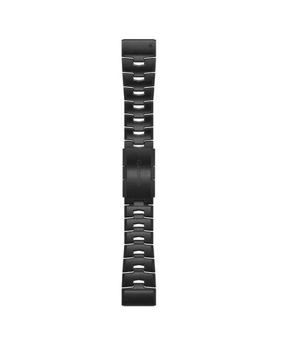 Garmin  QuickFit 26mm Vented Titanium Bracelet band with Carbon Gray DLC Coating - Ascent Outdoors LLC