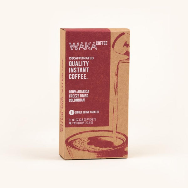 Waka Coffee Medium Roast Colombian Decaffeinated Single Serve (8 Servings)